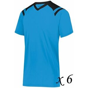 6 High Five Men's 322970 Sheffield Soccer Jersey Shirts - Power Blue - M